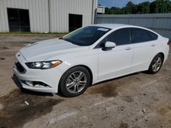 Salvage cars for sale at Grenada, MS auction: 2018 Ford Fusion SE