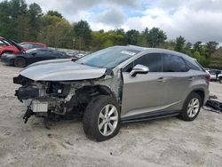 Salvage cars for sale from Copart Mendon, MA: 2017 Lexus RX 350 Base