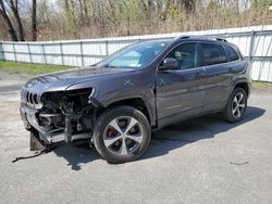 Salvage cars for sale at Albany, NY auction: 2021 Jeep Cherokee Limited