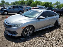 Salvage cars for sale at Chalfont, PA auction: 2016 Honda Civic EXL