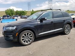 Salvage cars for sale at Littleton, CO auction: 2018 Audi Q7 Prestige