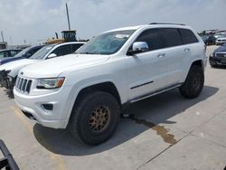 Salvage cars for sale at Grand Prairie, TX auction: 2016 Jeep Grand Cherokee Overland