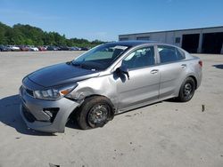 Salvage cars for sale at auction: 2021 KIA Rio LX