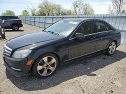 Salvage cars for sale from Copart London, ON: 2011 Mercedes-Benz C 300 4matic