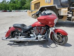 Salvage cars for sale from Copart Ellwood City, PA: 2012 Victory Cross Country Touring