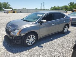 Salvage cars for sale at Barberton, OH auction: 2015 Nissan Sentra S