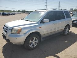 Salvage cars for sale at Colorado Springs, CO auction: 2008 Honda Pilot SE