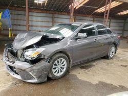 Salvage cars for sale from Copart Bowmanville, ON: 2017 Toyota Camry LE