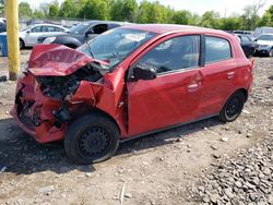 Salvage cars for sale at Chalfont, PA auction: 2015 Mitsubishi Mirage DE