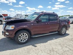 Vehiculos salvage en venta de Copart Indianapolis, IN: 2007 Ford Explorer Sport Trac Limited