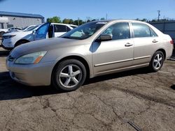 Salvage cars for sale at Pennsburg, PA auction: 2005 Honda Accord EX