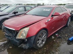 Salvage cars for sale from Copart Elgin, IL: 2012 Cadillac CTS