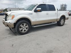 Salvage trucks for sale at New Orleans, LA auction: 2012 Ford F150 Supercrew