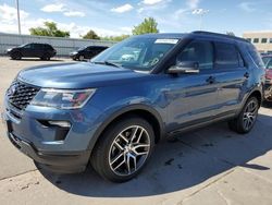 Salvage cars for sale at Littleton, CO auction: 2019 Ford Explorer Sport