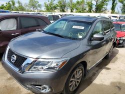 Salvage cars for sale from Copart Bridgeton, MO: 2015 Nissan Pathfinder S