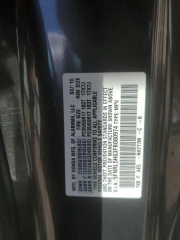 2015 Honda Odyssey EXL