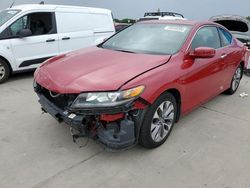 Salvage cars for sale at Grand Prairie, TX auction: 2015 Honda Accord EXL