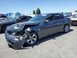Salvage cars for sale at Hayward, CA auction: 2008 BMW 528 I