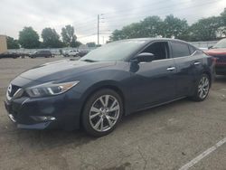Salvage cars for sale at Moraine, OH auction: 2017 Nissan Maxima 3.5S