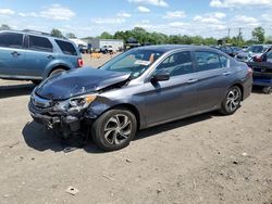 Salvage cars for sale from Copart Hillsborough, NJ: 2016 Honda Accord LX