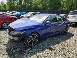 Salvage cars for sale from Copart Waldorf, MD: 2018 Honda Accord Sport