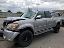 Salvage cars for sale at Littleton, CO auction: 2006 Toyota Tundra Double Cab SR5