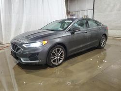 Salvage cars for sale from Copart Central Square, NY: 2019 Ford Fusion SEL