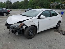 Salvage cars for sale at Savannah, GA auction: 2018 Toyota Corolla L