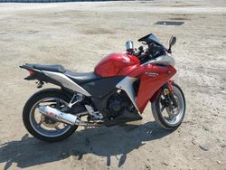 Salvage motorcycles for sale at Jacksonville, FL auction: 2011 Honda CBR250 R