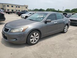 Salvage cars for sale at Wilmer, TX auction: 2009 Honda Accord EXL