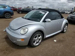 Salvage cars for sale from Copart Brighton, CO: 2005 Volkswagen New Beetle GLS