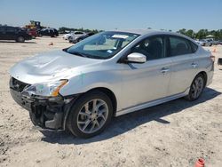 Vehiculos salvage en venta de Copart Houston, TX: 2015 Nissan Sentra S