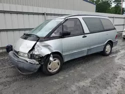 Salvage cars for sale at Gastonia, NC auction: 1991 Toyota Previa LE