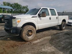 Salvage cars for sale at Spartanburg, SC auction: 2011 Ford F250 Super Duty