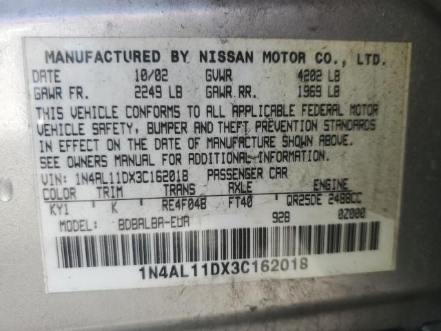 2003 Nissan Altima Base