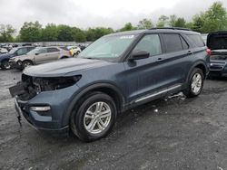 Salvage cars for sale at Grantville, PA auction: 2022 Ford Explorer XLT