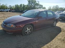 Salvage cars for sale from Copart Baltimore, MD: 2001 Chevrolet Impala LS