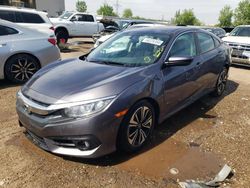 Salvage cars for sale at Elgin, IL auction: 2018 Honda Civic EX