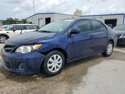 Salvage cars for sale from Copart New Orleans, LA: 2013 Toyota Corolla Base