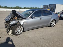 BMW salvage cars for sale: 2007 BMW 550 I