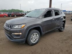 Salvage cars for sale at Woodhaven, MI auction: 2019 Jeep Compass Sport
