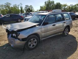 Salvage cars for sale at Baltimore, MD auction: 2006 Subaru Forester 2.5X
