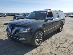 Salvage cars for sale at Martinez, CA auction: 2017 Lincoln Navigator L Select