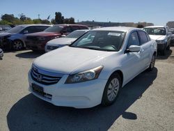 Salvage cars for sale from Copart Martinez, CA: 2012 Honda Accord LX