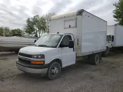 Salvage trucks for sale at Davison, MI auction: 2018 Chevrolet Express G4500