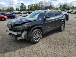 Salvage SUVs for sale at auction: 2019 Jeep Cherokee Latitude Plus
