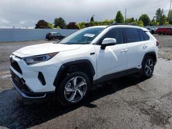 Salvage cars for sale from Copart Portland, OR: 2021 Toyota Rav4 Prime SE