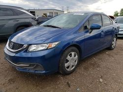 Salvage cars for sale at Elgin, IL auction: 2015 Honda Civic LX