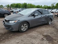 Vehiculos salvage en venta de Copart Chalfont, PA: 2013 Honda Civic LX