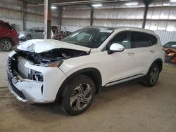 Salvage cars for sale at Des Moines, IA auction: 2021 Hyundai Santa FE SEL